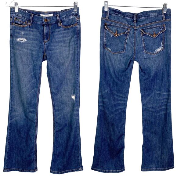 Joe's Jeans Provocateur Iris Boot Cut 26 Denim Distressed Lightweight - Picture 12 of 12